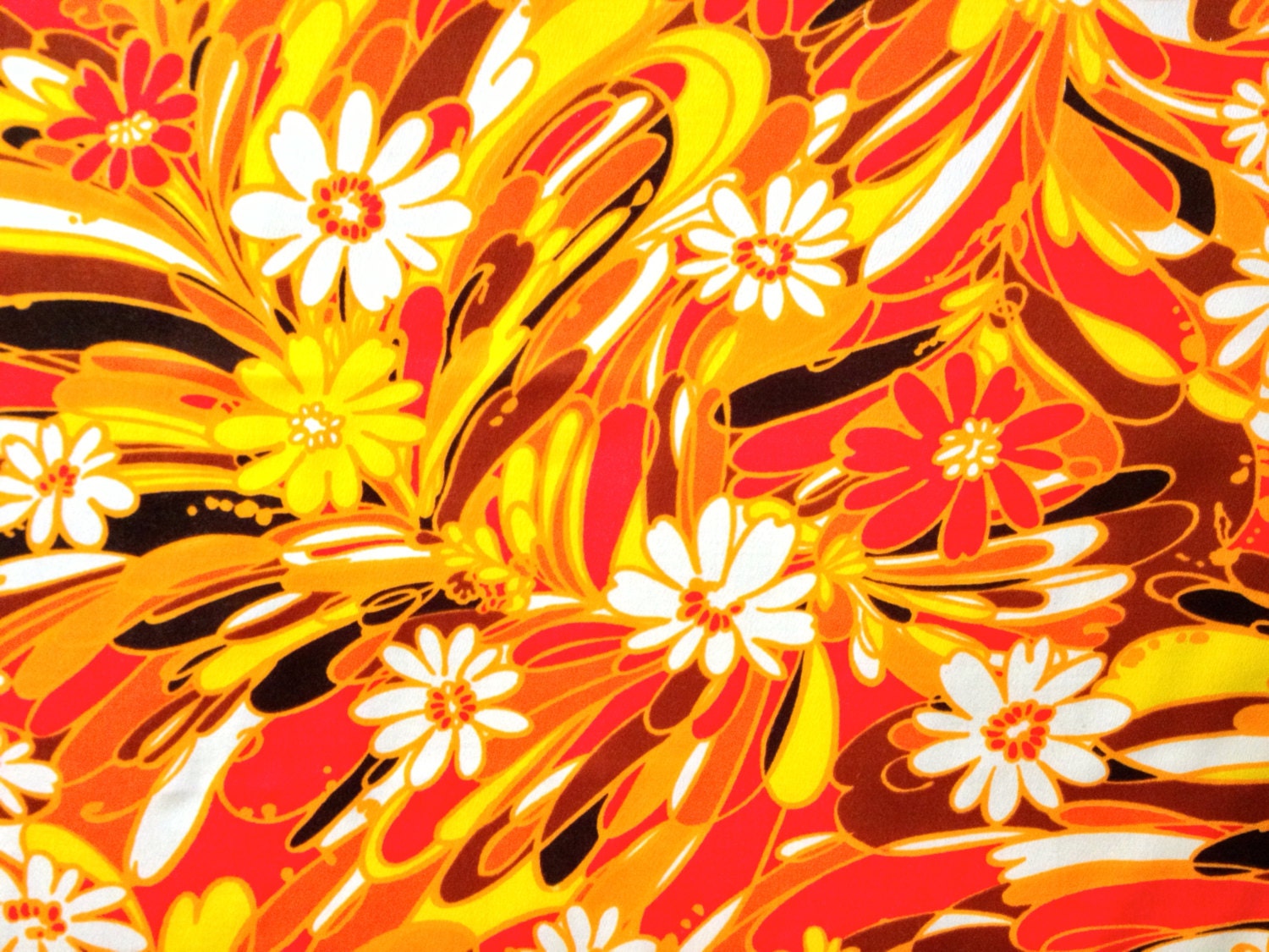 Orange Flowers Illustration